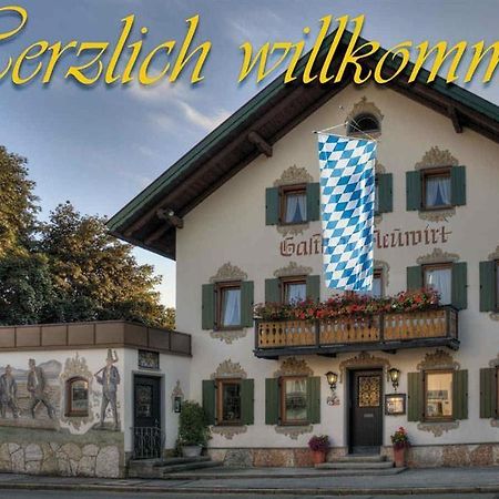 Gasthof Und Pension Neuwirt Lenggries Buitenkant foto